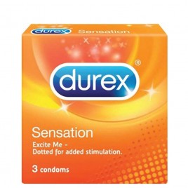 Bao cao su Durex Sensation  – Siêu mỏng – Gai phủ siêu sướng
